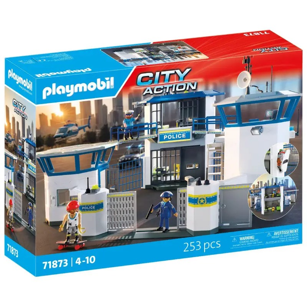 Набір дитячих іграшок Playmobil City Action Командний центр поліції 71873 (4008789718730) - зображення 1