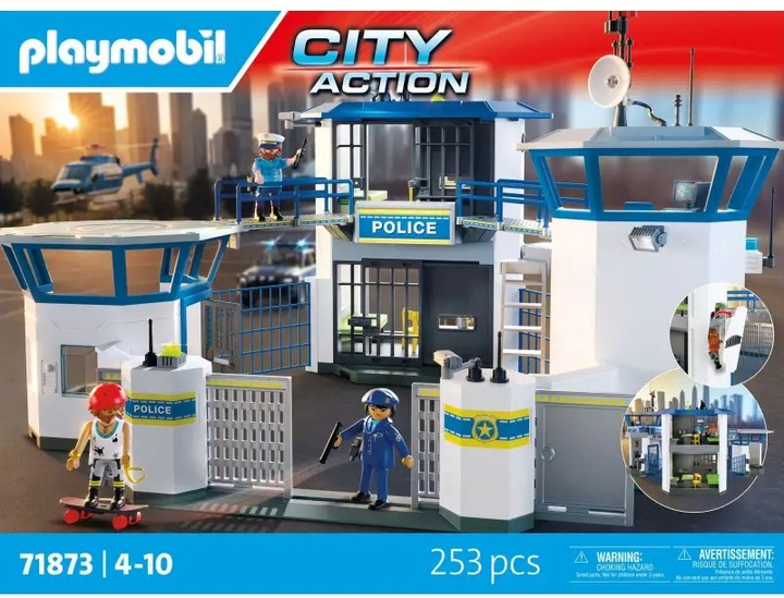 Набір дитячих іграшок Playmobil City Action Командний центр поліції 71873 (4008789718730) - зображення 3