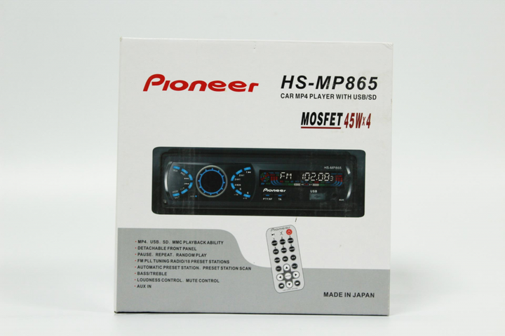 Автомагнитола Pioneer HS MP-865 4x45 Вт mp3 wma 1 din с usb и sd разъемами - изображение 2
