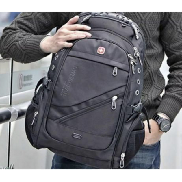 Рюкзак Swissgear 8810 черный 30 л полиэстер для путешествий - изображение 3