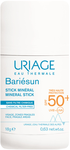 Сонцезахисний стік Uriage Bariesun Stick Mineral SPF 50+ 18 г (3661434014116) - зображення 1