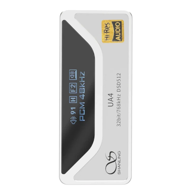 Shanling UA4 Silver – Портативний Hi-Fi підсилювач із вишуканим звучанням - зображення 2