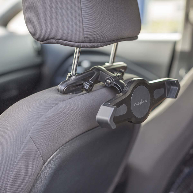 Автотримач магнітний Nedis Tablet Car Mount up to 12 Window & Headrest (TCMT300BK) - зображення 15
