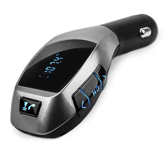 Автомобильный bluetooth fm модулятор A+ X5 ВТ для автомагнитолы mp3/фм трансмиттер с дисплеем (3033) - изображение 6