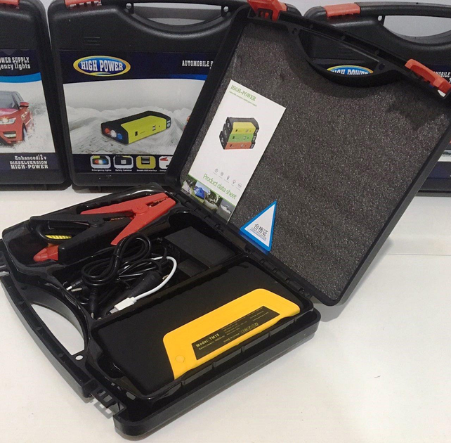 Пусковое автомобильное устройство для аккумулятора Power JUMP STARTER Bank 50800 mAh универсальное бустер (6870) - изображение 5