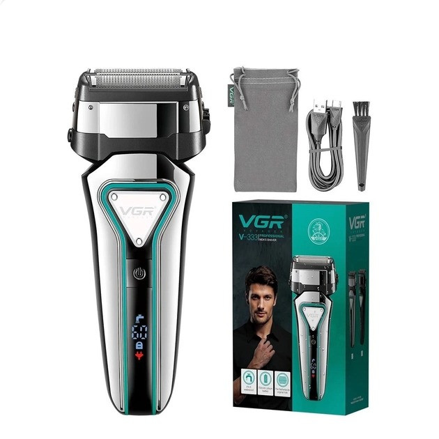 Електробритва для обличчя Shaver VGR V-333 чоловіча сіткова на акумуляторі (7496) - Фото 1 Електробритва для обличчя Shaver VGR V-333 чоловіча сіткова на акумуляторі (7496) - зображення 1