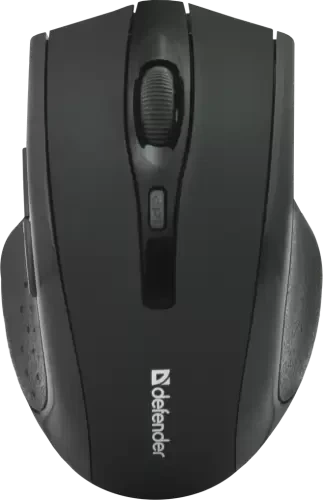 Мышка беспроводная Defender Accura MM-665, Black, USB, оптическая, 800-1600 dpi (52665) - Фото 1 Мышка беспроводная Defender Accura MM-665, Black, USB, оптическая, 800-1600 dpi (52665) - изображение 1