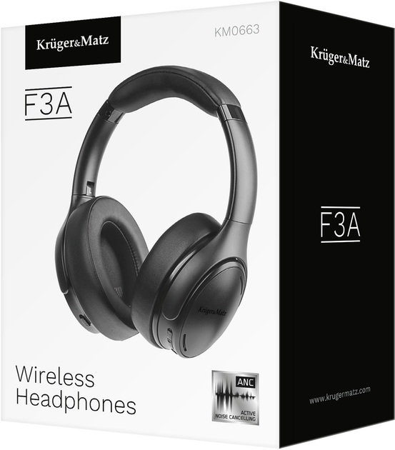 Słuchawki Kruger & Matz F3A Black (5901890094795) - obraz 7