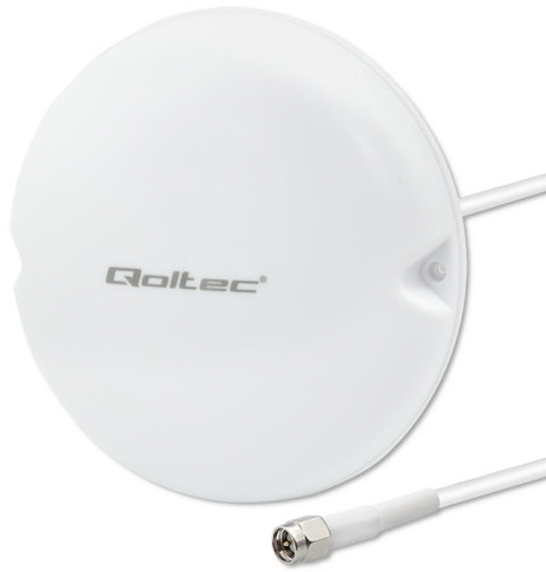 Antena dookólna Qoltec Antenna 5G LTE ceiling 5dBi 50W Indoor (5901878570501) - obraz 1