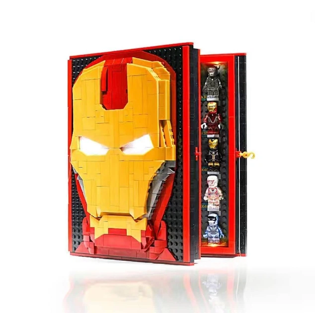 HEAVY DUTY ヘビーデューティIRONMAN BOOKS Конструктор книжка з мініфігурками Marvel Iron Man Iron Book Без