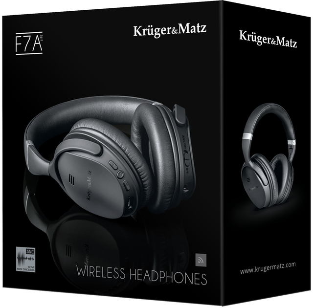 Słuchawki Kruger & Matz F7A Lite Black (5901890042482) - obraz 6