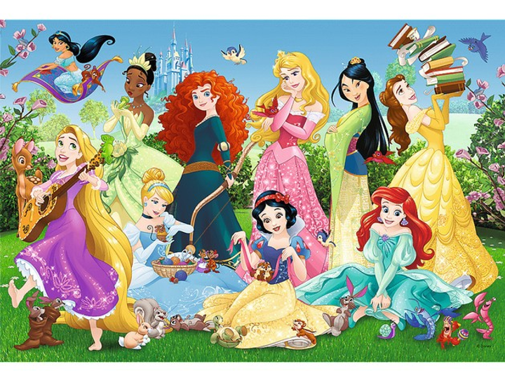 Puzzle Trefl Czarujące Księżniczki Disneya 100 elementów 16417 (5900511164176) - obraz 2