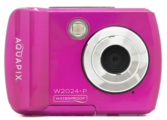 Компактный фотоаппарат Easypix Aquapix W2024 Splash / 5 Мп CMOS / HD 720 p 30 fps / 8× цифровой зум / Водонепроницаемый до 3 м / Ударопрочный / Розовый Б/В - изображение 4
