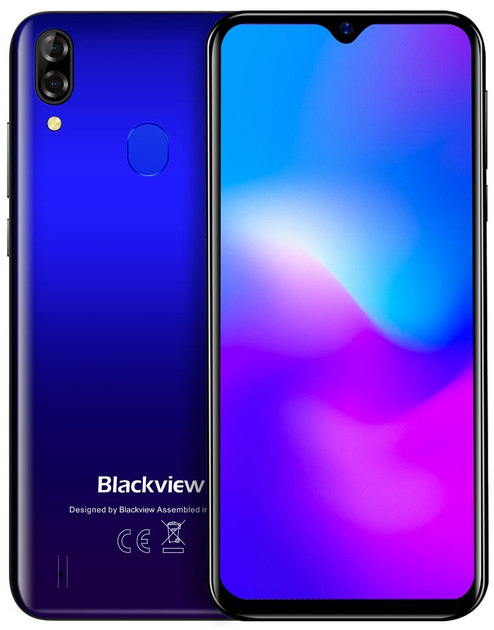 Смартфон 6.1" Blackview A60 Pro 3/16Gb 4G 2-SIM 4 ядра Gradient Blue k2 - Фото 1 Смартфон 6.1" Blackview A60 Pro 3/16Gb 4G 2-SIM 4 ядра Gradient Blue k2 - зображення 1
