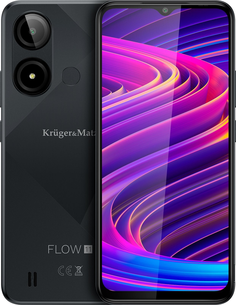 Мобільний телефон Kruger&Matz Flow 11 4/64GB Black (KM05003-B) - зображення 1