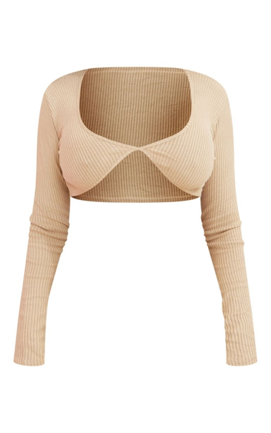 Топ жіночий Pretty Little Thing GD-00187876 12 Бежевий від Rozetka на платформі USKIDKA Акція на Топ жіночий Pretty Little Thing GD-00187876 12 Бежевий від Rozetka