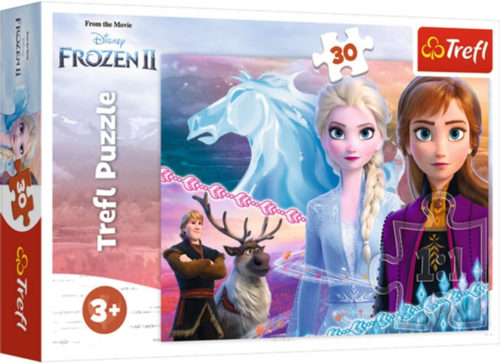 Puzzle Trefl Kraina Lodu 2 odwaga sióstr 30 elementów 18253 (5900511182538) - obraz 1