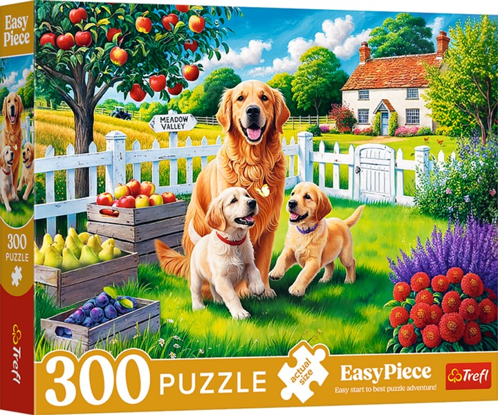 Пазл Trefl EasyPiece собаки в селі 300 елементів 23101 (5900511231014) - зображення 1