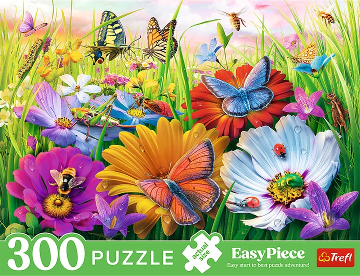 Puzzle Trefl EasyPiece owady na łące 300 elementów 23103 (5900511231038) - obraz 3