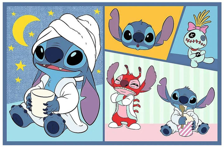 Zestaw Puzzle Trefl Lilo and Stitch ze Stitchem nie ma nudy 2 x 70 elementów 34444 (5900511344448) - obraz 2