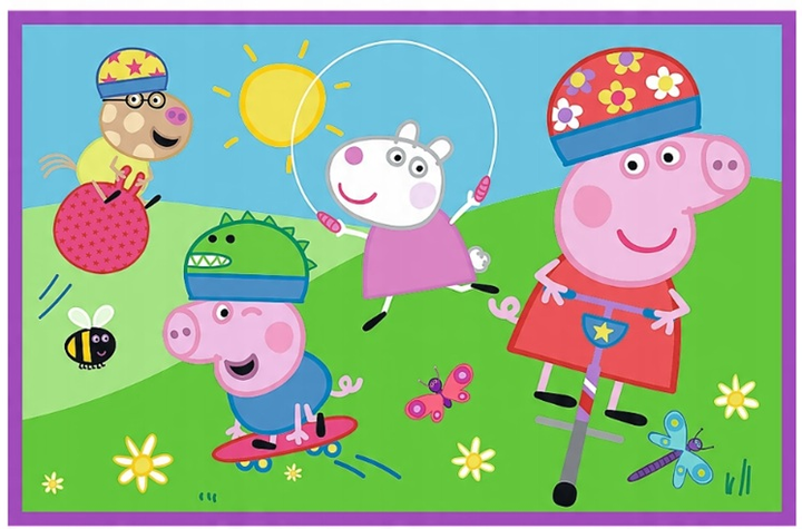 Zestaw Puzzle Trefl Peppa na placu zabaw 2 x 24 elementy 34435 (5900511344356) - obraz 3