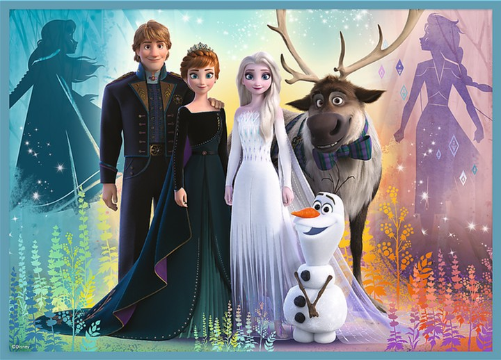 Puzzle Trefl Niezwykły świat Frozen 4 w 1 12/15/20/24 elementy 34381 (5900511343816) - obraz 5