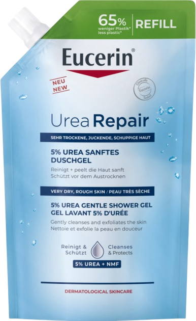 Wkład wymienny Żel pod prysznic Eucerin z mocznikiem 400 ml (4005800346057) - obraz 1