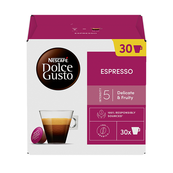 Капсулы для кофемашины Nescafé Dolce Gusto Espresso 30 шт - Фото 3 Капсулы для кофемашины Nescafé Dolce Gusto Espresso 30 шт - изображение 3