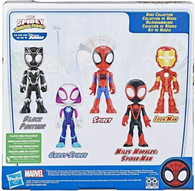 Zestaw figurek Hasbro Marvel Disney Junior F8401 Marvel Spidey i jego niesamowici przyjaciele 5 szt (5010996141767) - obraz 3