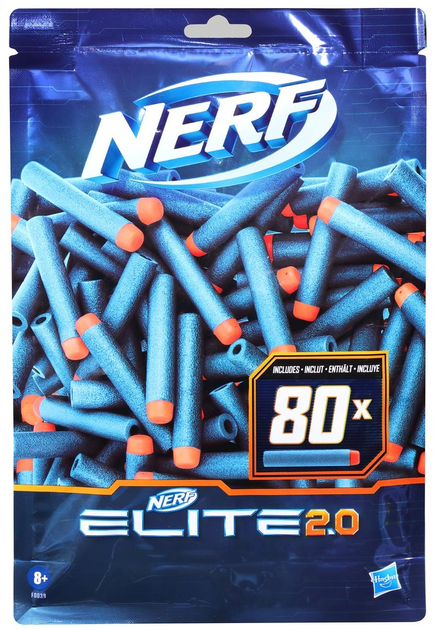 Zestaw strzałek Hasbro Nerf Elite 2.0 Wkład 80 szt F0039 (5010993767779) - obraz 1