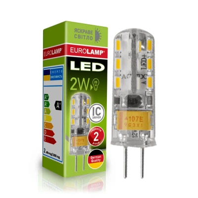 Лампочка Eurolamp LED силикон G4 2W 4000K 220V (LED-G4-0240(220)) - зображення 2