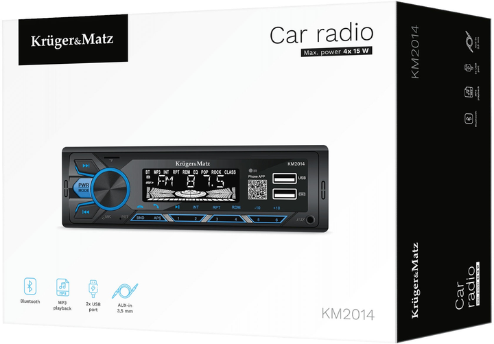 Radioodtwarzacz samochodowy Kruger&Matz KM2014 - obraz 7