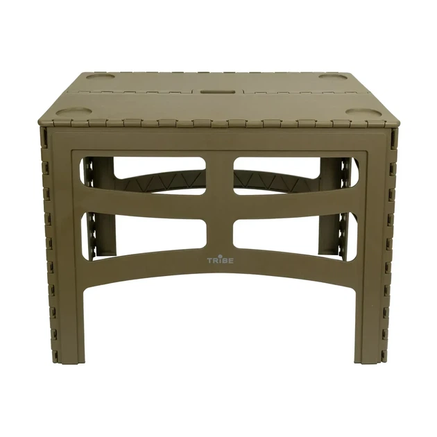 Складаний стіл Tribe Camp Table High 70×44,5×55 см — легкий, міцний, з ручкою (T-EF-0004-olive) - изображение 2