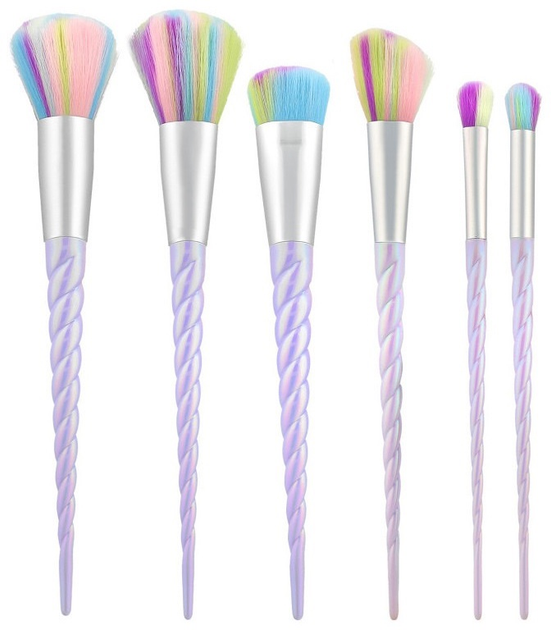 Zestaw pędzli do makijażu Tools For Beauty Mimo Unicorn 6 szt (5903018900049) - obraz 1
