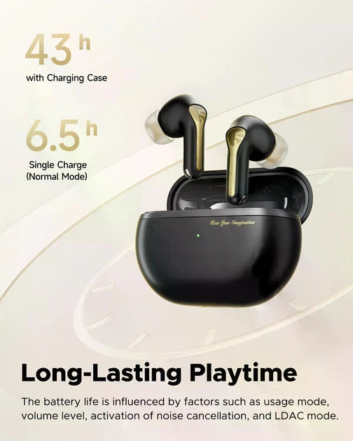 Наушники SoundPeats Capsule3 Pro+ Plus беспроводные Bluetooth TWS