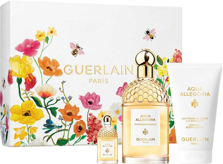Набір для жінок Guerlain Aqua Allegoria Туалетна вода 125 мл + Мініатюра Туалетна вода 7.5 мл + Лосьйон для тіла 75 мл (3346471000093) - зображення 1