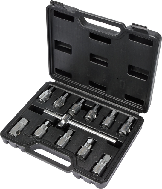 Zestaw kluczy Yato do korków oleju 3/8" YT-0600 12 szt (5906083906008) - obraz 2