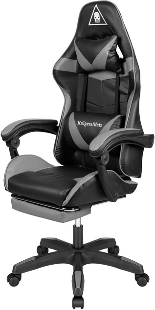 Fotel gamingowy Kruger & Matz GX-150 Black/Grey (5901890068611) - obraz 3