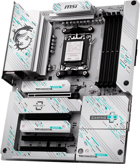 Płyta główna MSI B850 GAMING PLUS WIFI PZ (sAM5, AMD B850, PCI-Ex16) - obraz 3