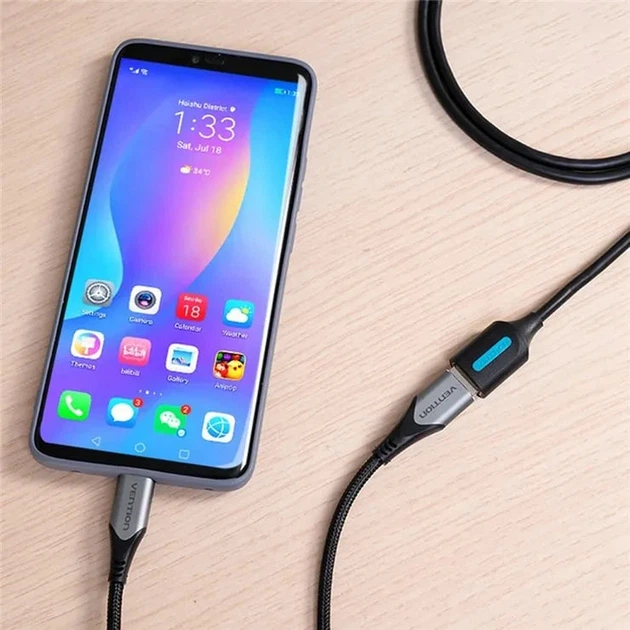 USB кабель-подовжувач Vention USB 3.0 Male to USB Female PVC Cable 5Gbps 0,5 м Black (CBHBD) - Фото 3 USB кабель-подовжувач Vention USB 3.0 Male to USB Female PVC Cable 5Gbps 0,5 м Black (CBHBD) - зображення 3
