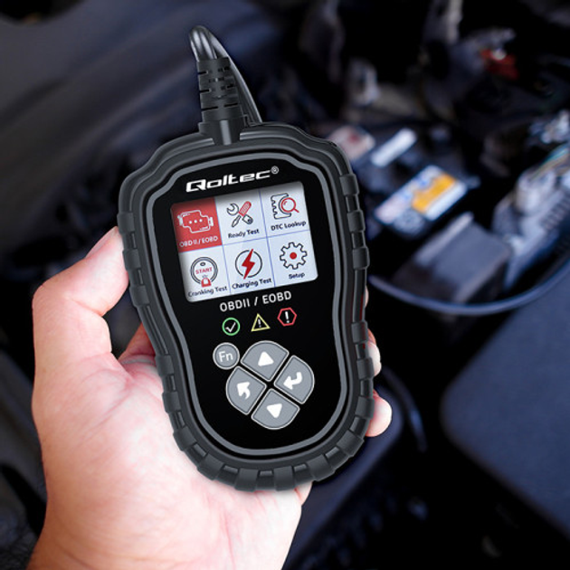 Автосканер Qoltec Digital OBD2 EOBD diagnostic Tester ProLine 8V-25V Dual System (5901878506852) - зображення 14