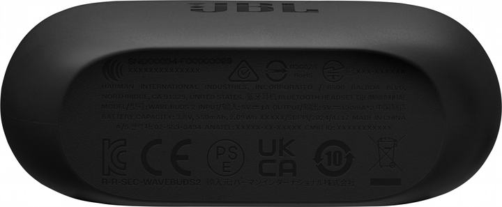 Słuchawki JBL Wave Buds 2 Black (JBLWBUDS2BLK) - obraz 8