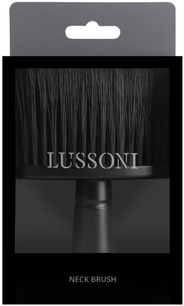 Щітка для змітання волосся після стрижки Lussoni Neck чорна (5903018916668) - зображення 2