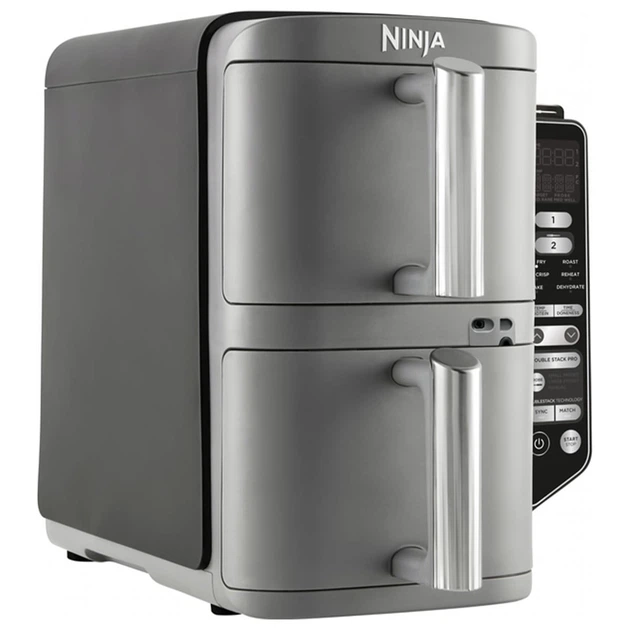 Мультипіч Ninja Double Stack XL 2-Level Hot Air Fryer 9,5 л with Smart Cook System SL451EU - Фото 11 Мультипіч Ninja Double Stack XL 2-Level Hot Air Fryer 9,5 л with Smart Cook System SL451EU - изображение 11