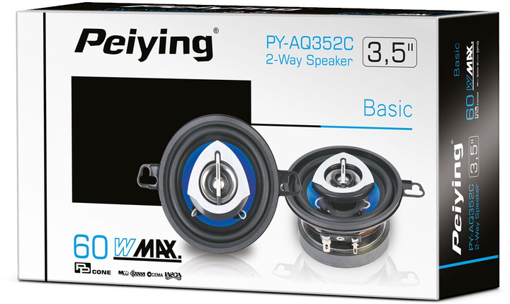 Автоакустика Peiying PY-AQ352C - зображення 3
