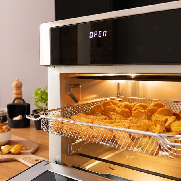 Frytkownica beztłuszczowa z funkcją piekarnika Cecotec Bake&Fry 3000 Touch Steel (JKIOKM563) - obraz 2