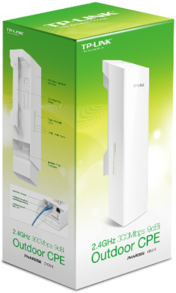 Точка доступа TP-LINK CPE210 WiFi4 / внешняя "точка-точка" / "точка-многоточка" / до 5 км - Фото 4 Точка доступа TP-LINK CPE210 WiFi4 / внешняя "точка-точка" / "точка-многоточка" / до 5 км - изображение 4