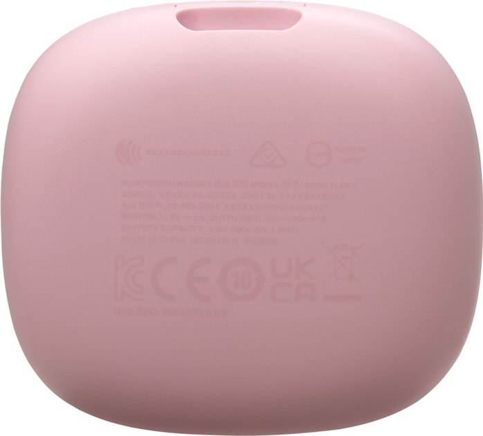 Słuchawki JBL Wave Flex 2 Pink (JBLWFLEX2PIK) - obraz 6