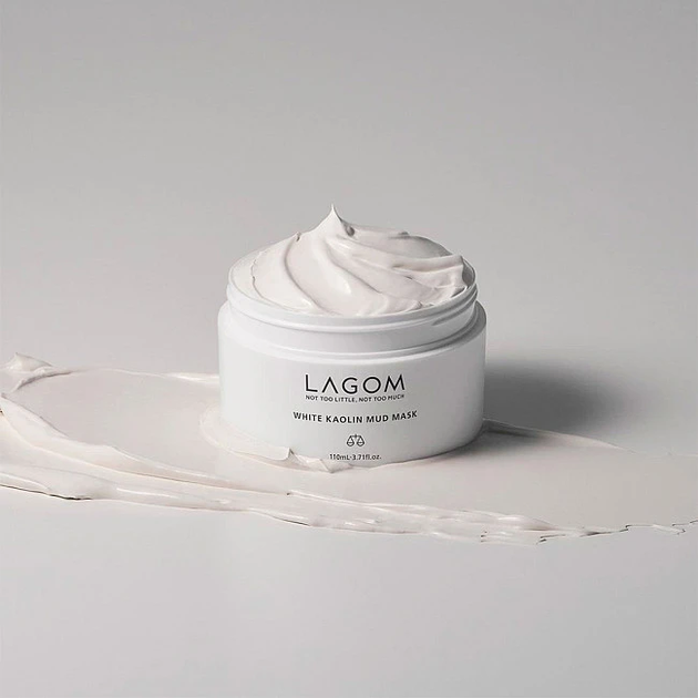 Maseczka do twarzy z glinką Lagom z kaolinem 110 ml (8809450982179) - obraz 2