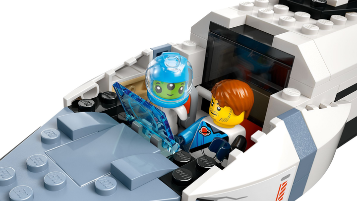 Klocki konstrukcyjne LEGO City Modułowy galaktyczny statek kosmiczny 717 elementów (60446 ) - obraz 5